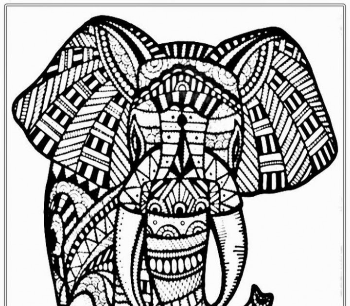 Abstract Animal Coloring Pages For Adults : Get This Abstract Coloring