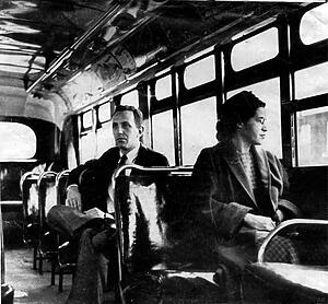 Há 60 anos, Rosa Parks se recusava a ceder lugar a um homem branco em ônibus Há 60 anos, Rosa Parks se recusava a ceder lugar a um homem branco em ônibus