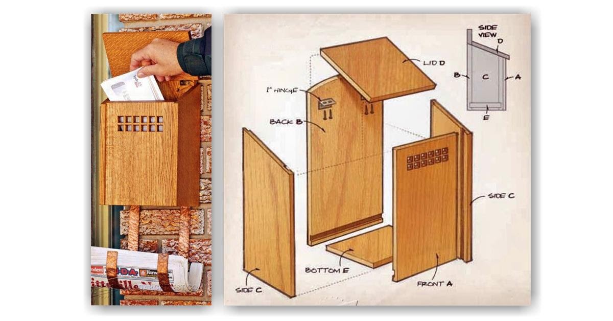 Mailbox Woodworking Plans