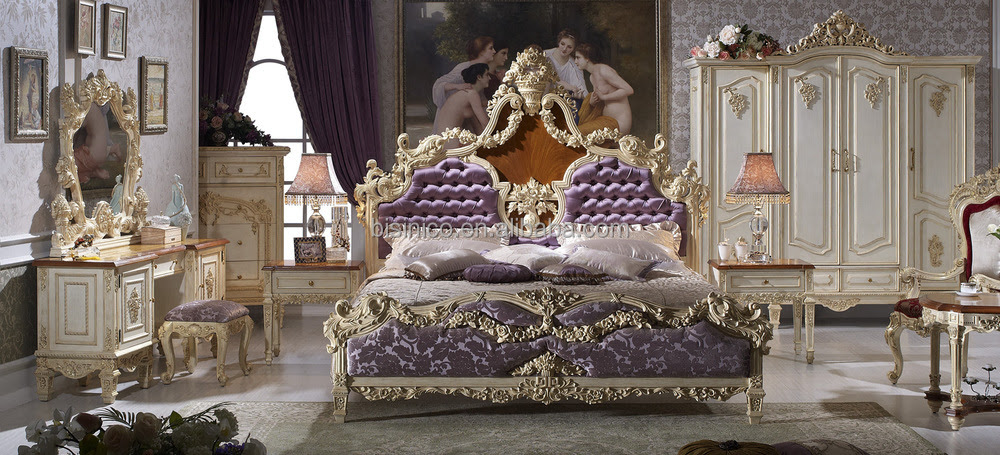 Marvelous La Rochelle Silver Rococo Antique French Bed