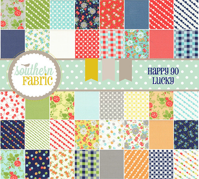 Happy Go Lucky for Friday's Fabric Giveaway!