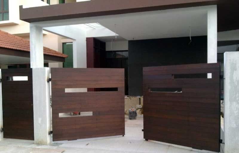 Pintu Pagar Minimalis Grc Motif Kayu  Kelebihan dan Kekurangan