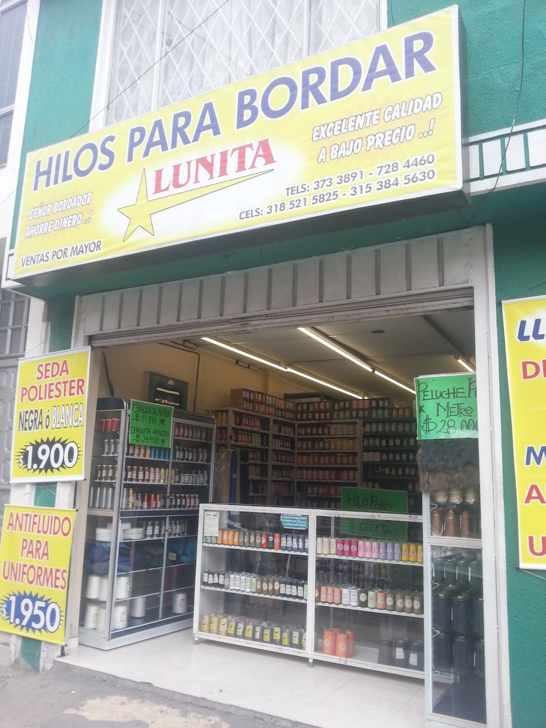 hilos para bordar lunita