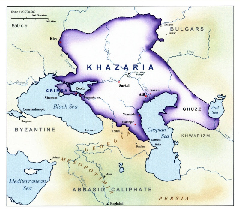 royaume Khazar au 9eme siecle
