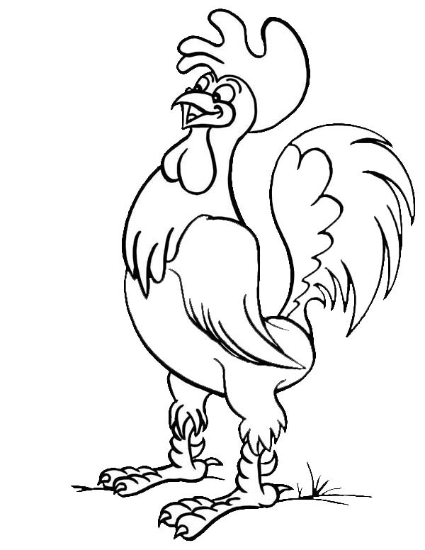 Portuguese Rooster Coloring Page Coloring Pages Portuguese Rooster Coloring Page Coloring Pages