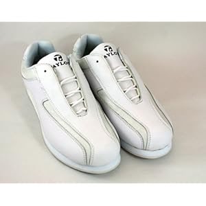 Taylor Tournament Mens White Bowls Shoes - Bowling