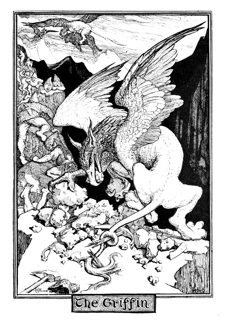 Henry Justice Ford - The red book of animal stories selected and edited by Andrew Lang, 1899 (illustration 1)