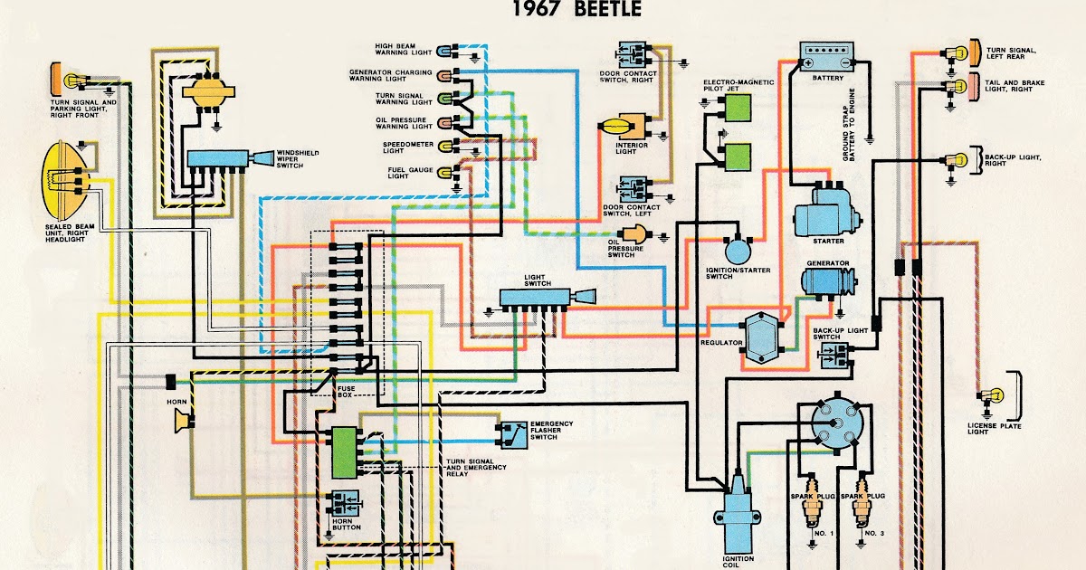 68 Karmann Ghia Wiring Diagram - diagram wiring power amp