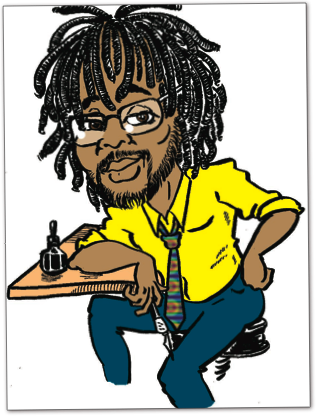 Yellow Cartoon Character With Dreads