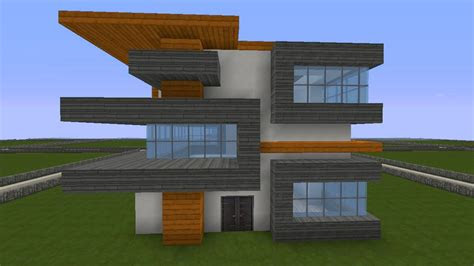 Minecraft Modernes Haus Zum Nachbauen Modernes Haus