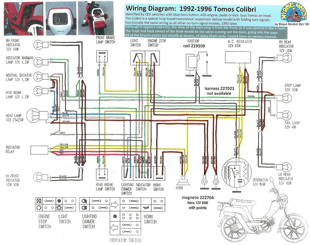 50cc Scooter Ignition Switch Wiring Diagram - Wiring Diagram Networks