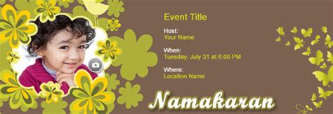 Namakarana Invitation Template In Kannada Language