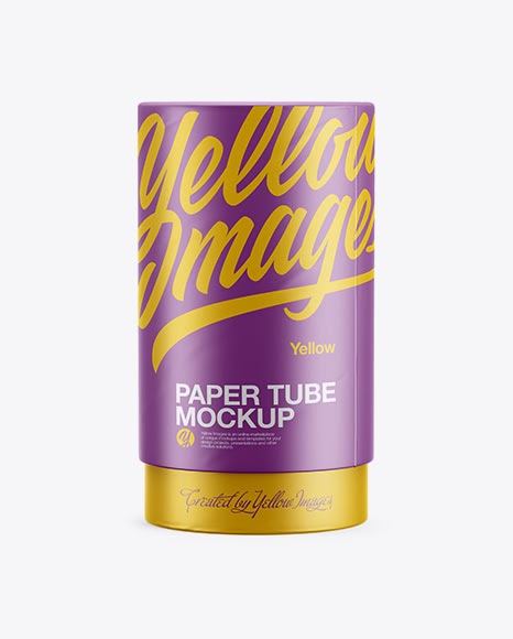 Download Paper Tube Mockup - Front View PSD Template - Download Free Paper Tube Mockup - Front View PSD ...