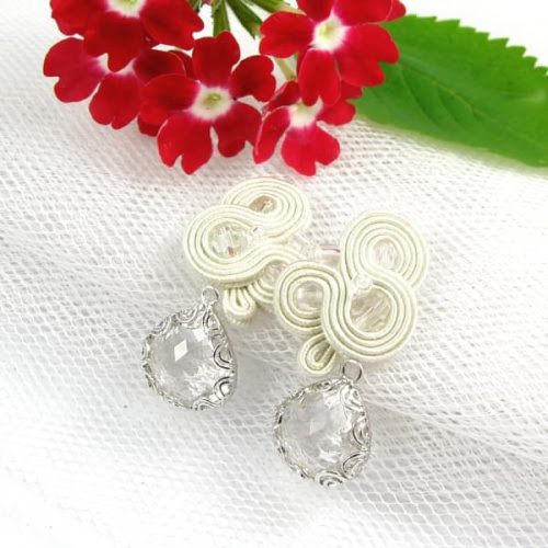 Sztyfty ślubne soutache Sztyfty ślubne soutache
