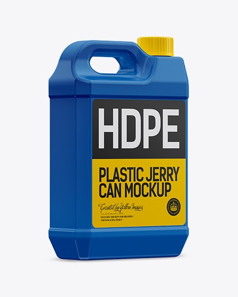 Download Plastic Jerrycan Psd Mockup Halfside Back View Yellowimages Mockups