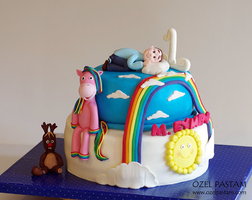 Rainbow Horse Cake (Baby Tv)