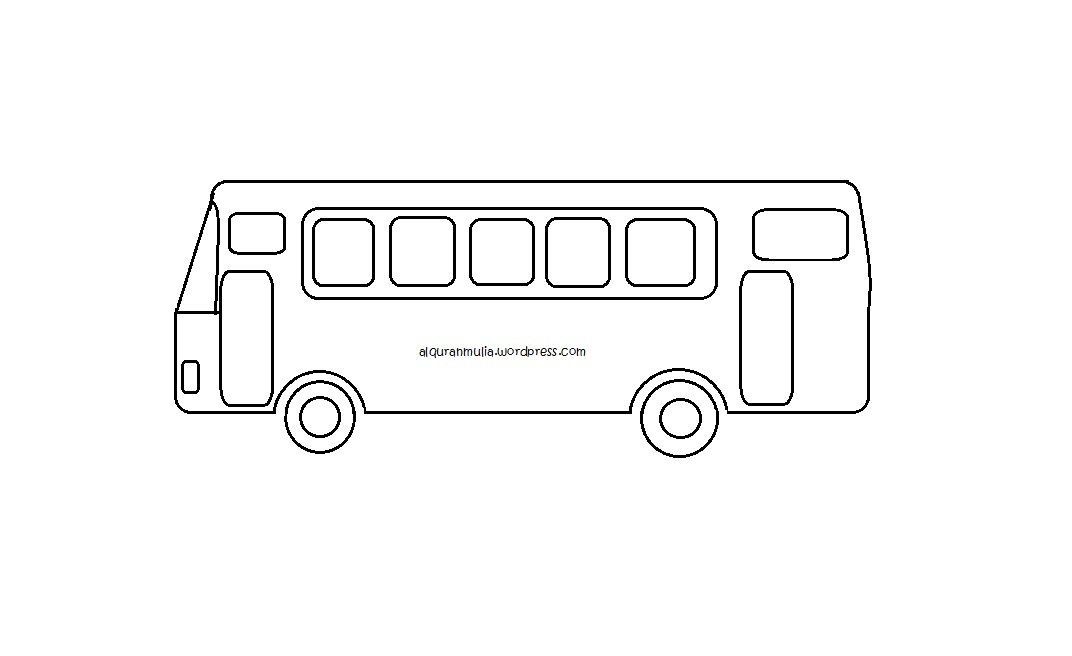 Kumpulan gambar untuk Belajar mewarnai Sketsa Gambar Mewarnai Bus