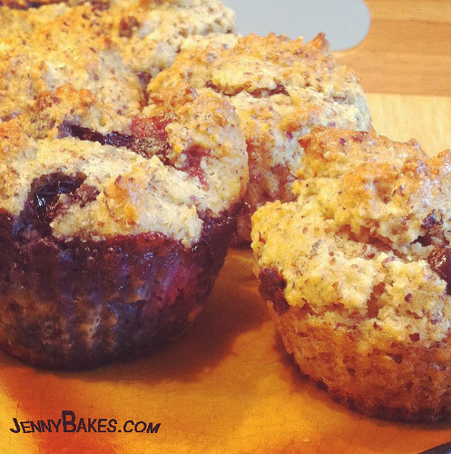 Hazelnut Muffins, gluten-free, low-sugar