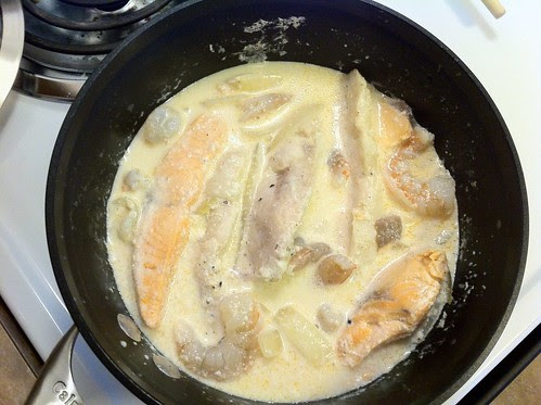 Shrimp Stirred Through Fish