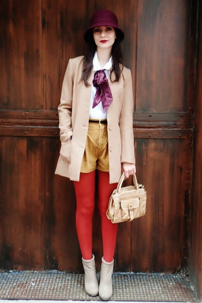 vintage shorts - Target hat - H&M blazer - Forever 21 belt vintage shorts - Target hat - H&M blazer - Forever 21 belt