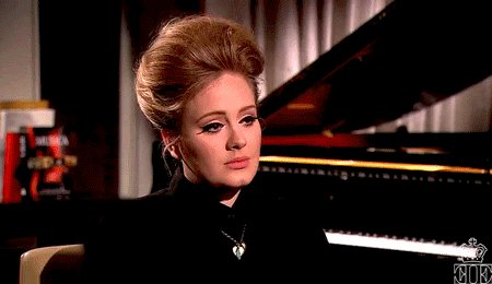 Resultado de imagem para gif adele boring