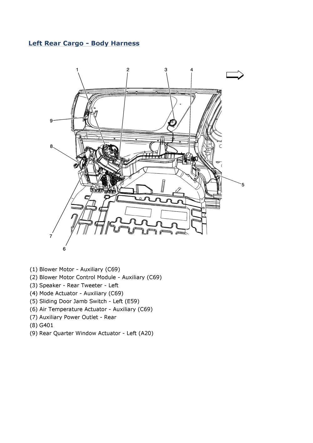 Chevy Uplander Wiring Chart