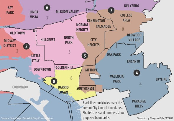 San Diego City Council District 1 Map