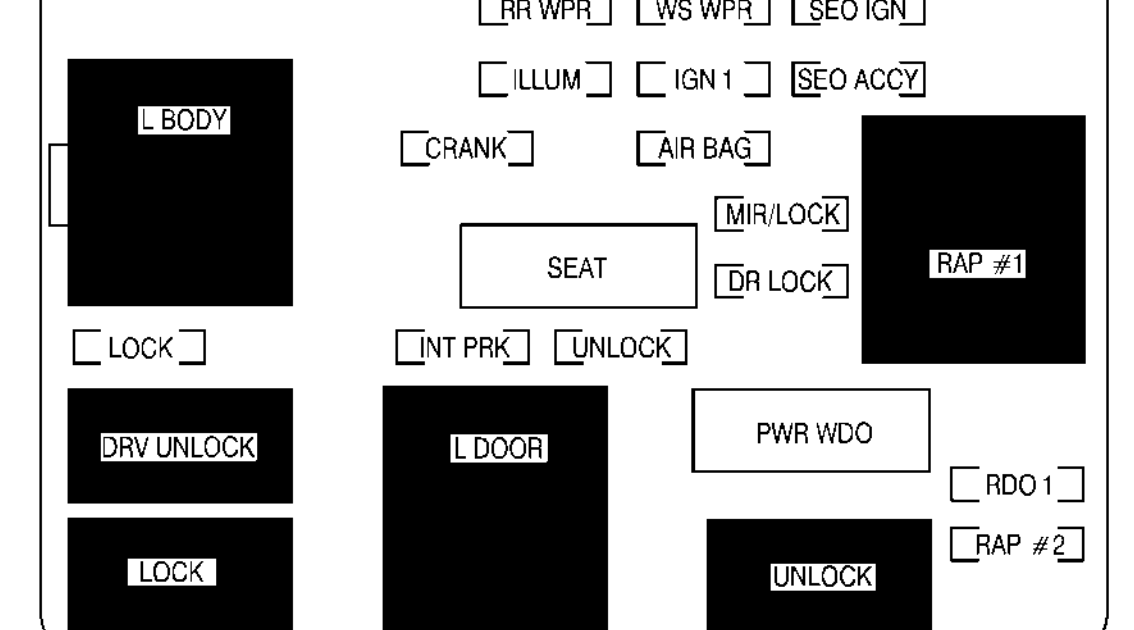 2002 Chevy Avalanche Fuse Diagram