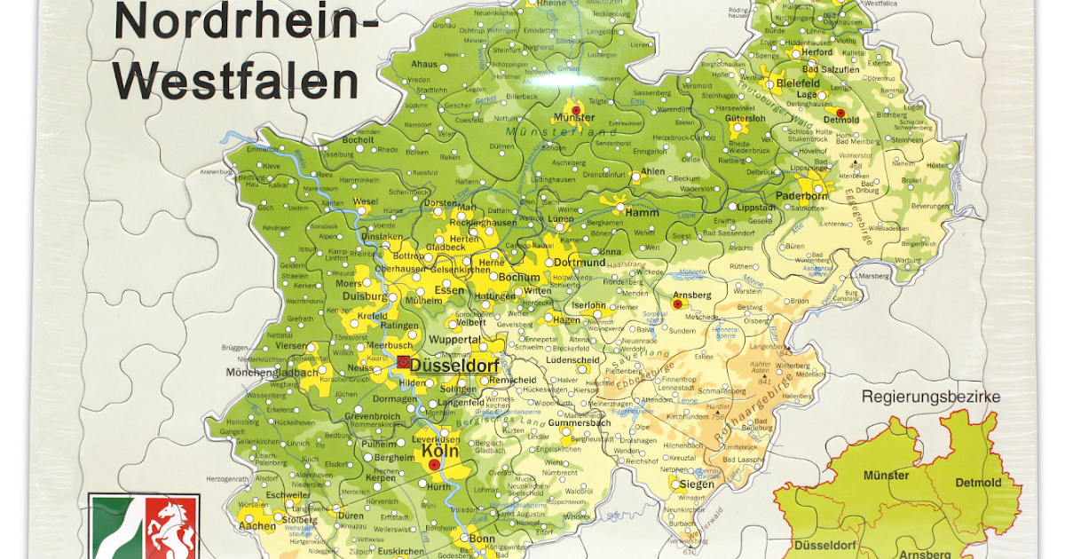 Nrw Karte Städte / Wie der Europäische Sozialfonds in Menschen