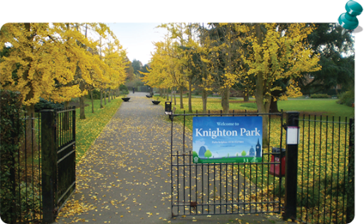 knighton park entrance gate leicester
