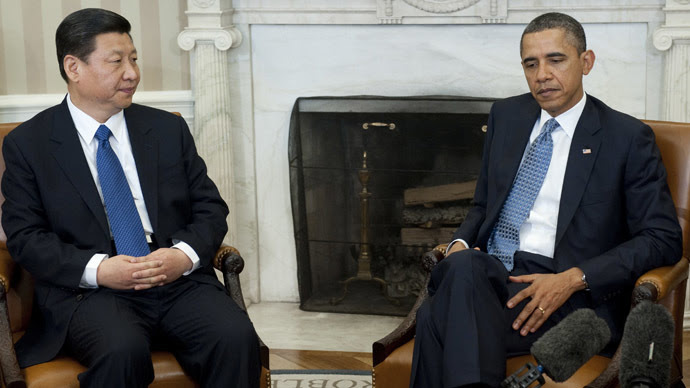 U.S. President Barack Obama and Chinese President Xi Jinping  (AFP Photo/Saul Loeb)