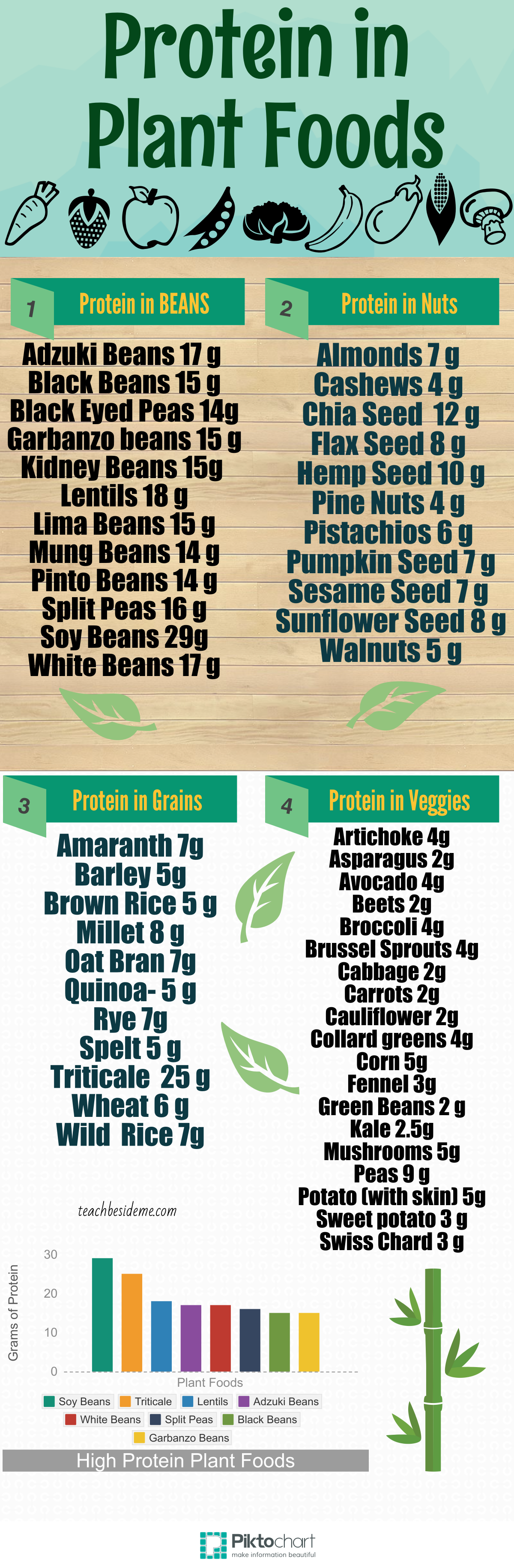 Protein in Plant Foods