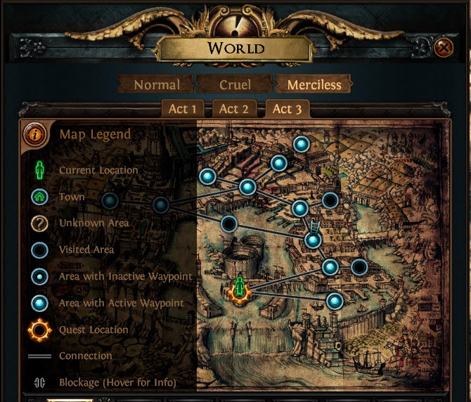 Path Of Exile Act 3 Map Maping Resources