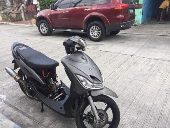 Customized Mio Sporty Matte Orange Set Up Matte