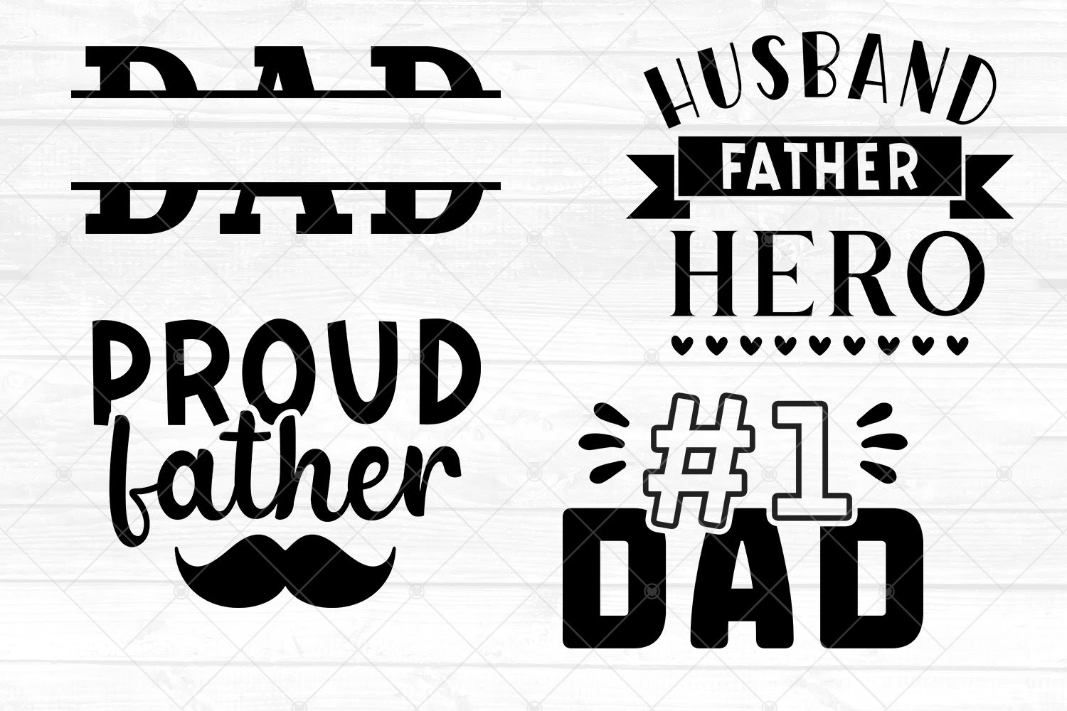 261 3D Father's Day Card Svg SVG PNG EPS DXF File