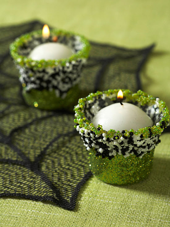 Beaded Candle Cups