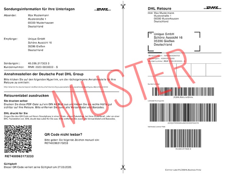 Dpd Retourenschein Ausdrucken Pdf : Allgemeine ...