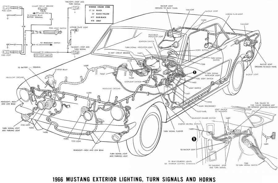 1967 Mustang Wiring Diagram / 1967 Mustang New Wiring Diagram Manual
