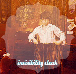 gif harry potter made by me gif set invisibility cloak time turner marauder