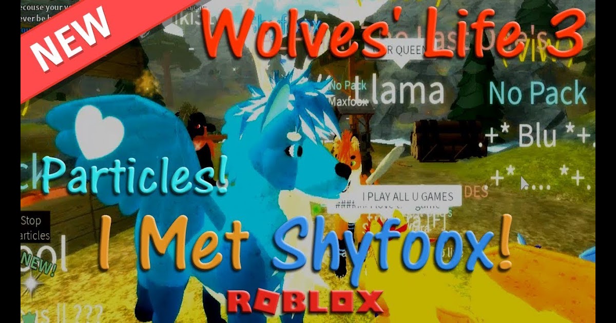 roblox wolves robux wolf dragon gratis shyfoox tener como jugar por particles