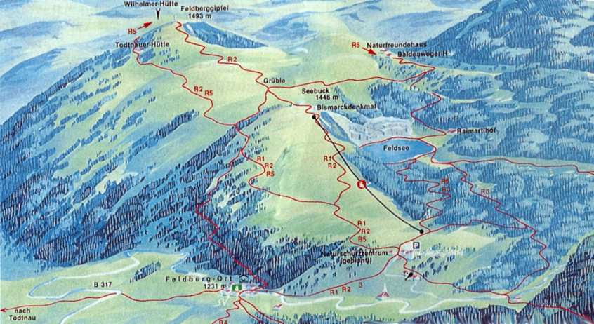 Feldberg Landkarte | Landkarte