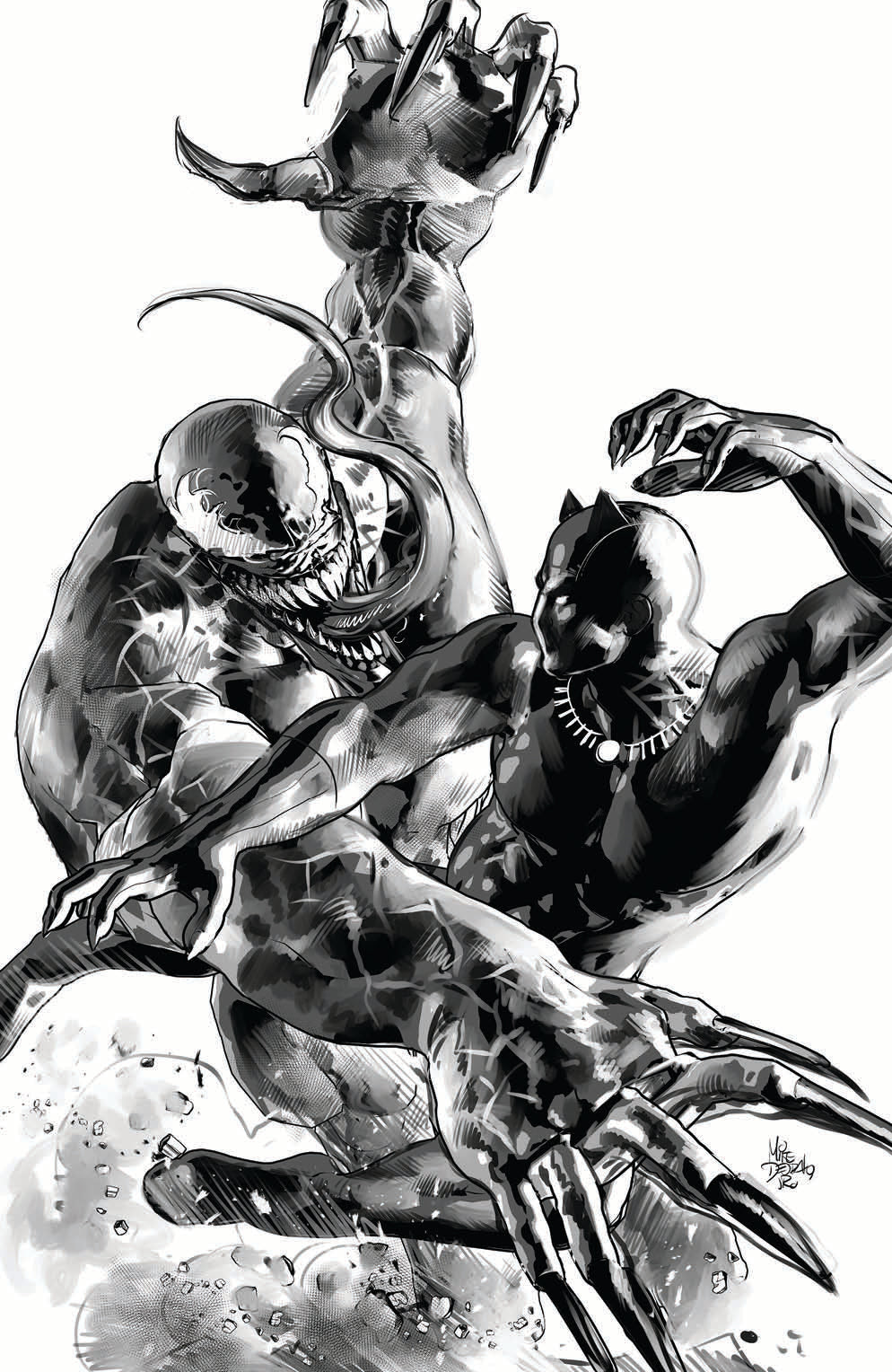 Black Panther Sketch - Drawing for Kids & Adult
