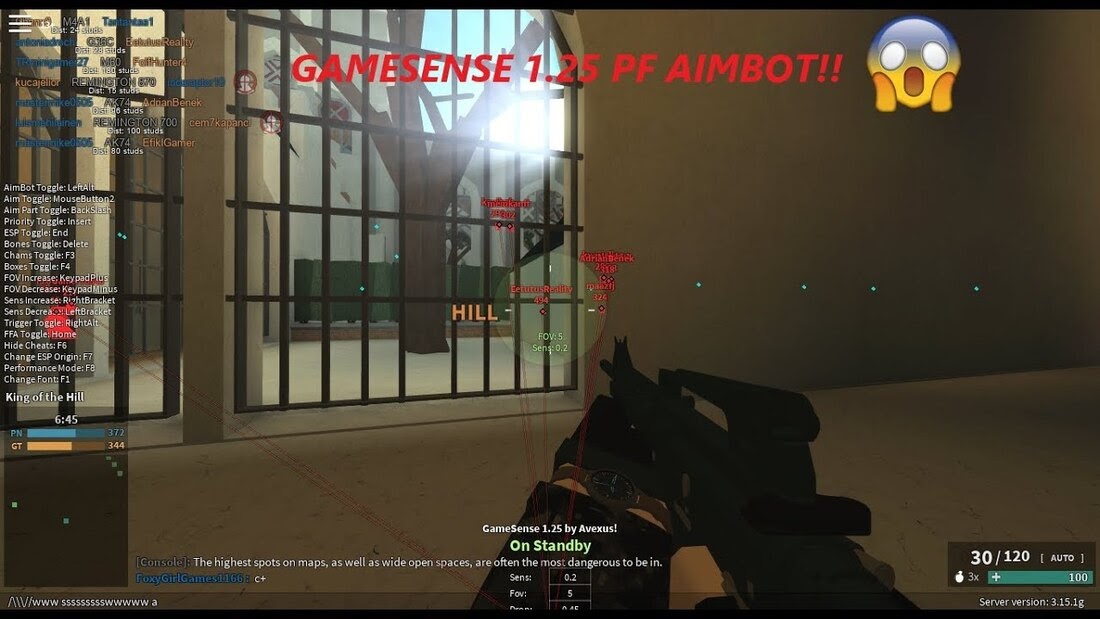roblox aimbot script scripts cheat universal destroying level
