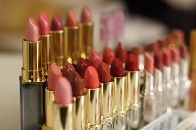 Rows of lipstick