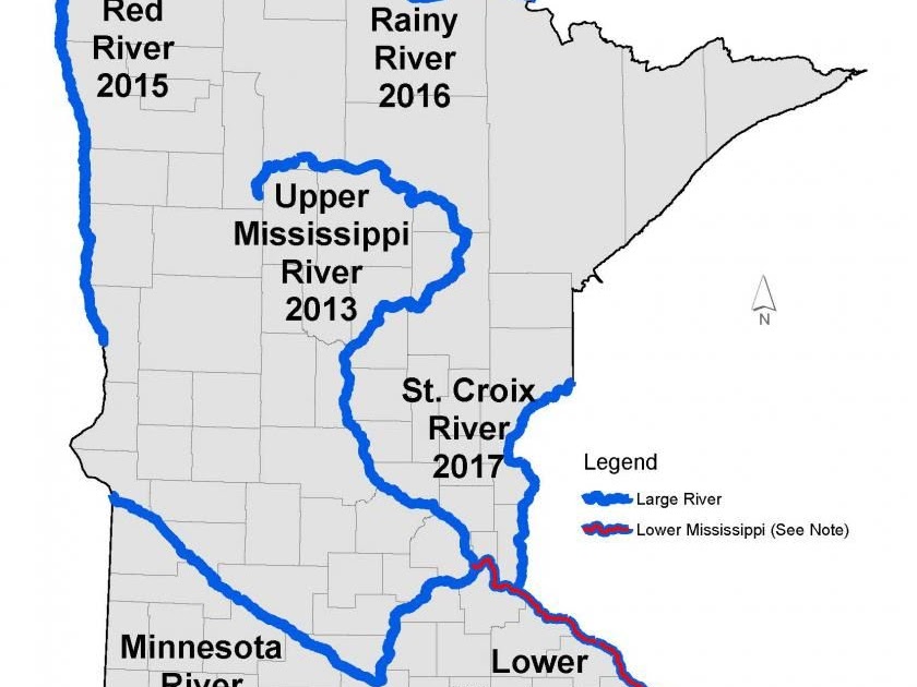 Minnesota Map With Lakes And Rivers Interactive Map - vrogue.co