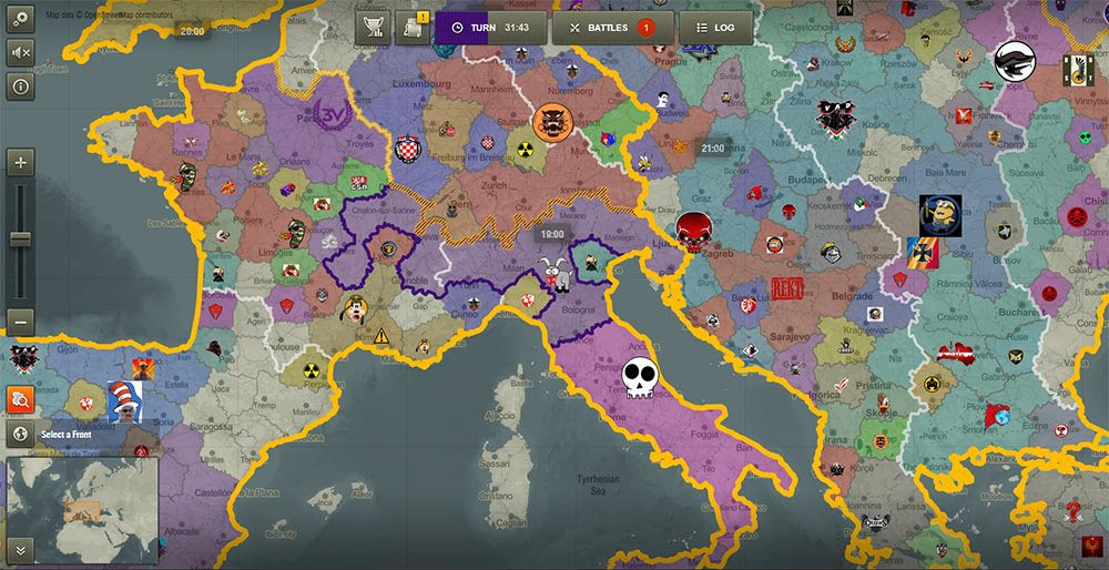 World Of Tanks Global Map