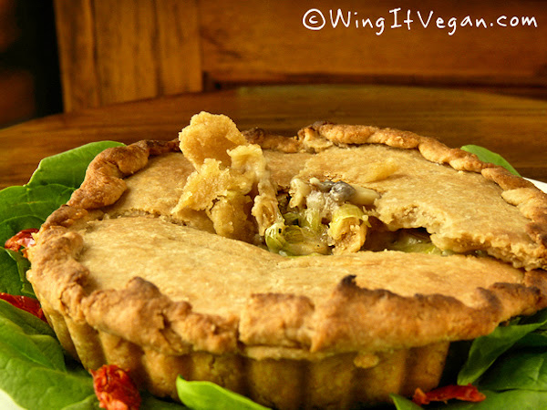 Leek and Mushroom Pie
