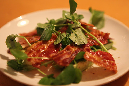 Avocado Salad with Lemon, Bacon & Watercress