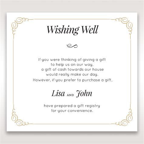 Wishing Well Wording For Wedding Invitations Wishing Well Wording For Wedding Invitations