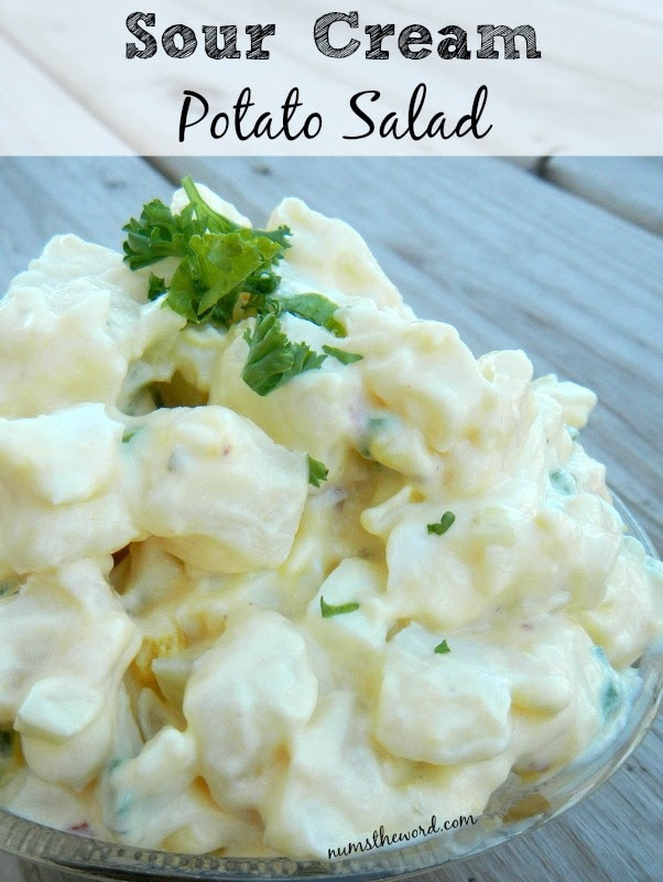 Sour Cream Potato Salad - NumsTheWord